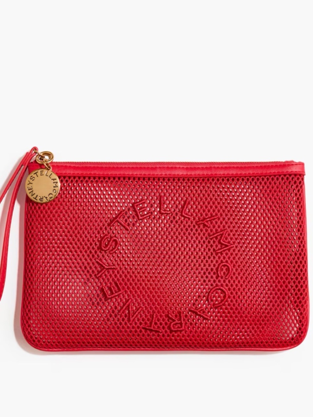 H&M x Stella McCartney mesh clutch bag